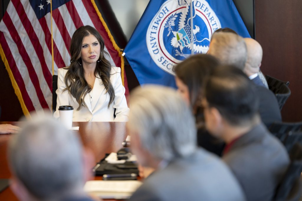 department of homeland security dhs secretary kristi noem visits the u.s. immigration and customs en.jpeg